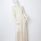 Veronique Branquinho FW 2006 ivory silk evening dress