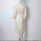 Veronique Branquinho FW 2006/7 eggshell white silk and lace dress
