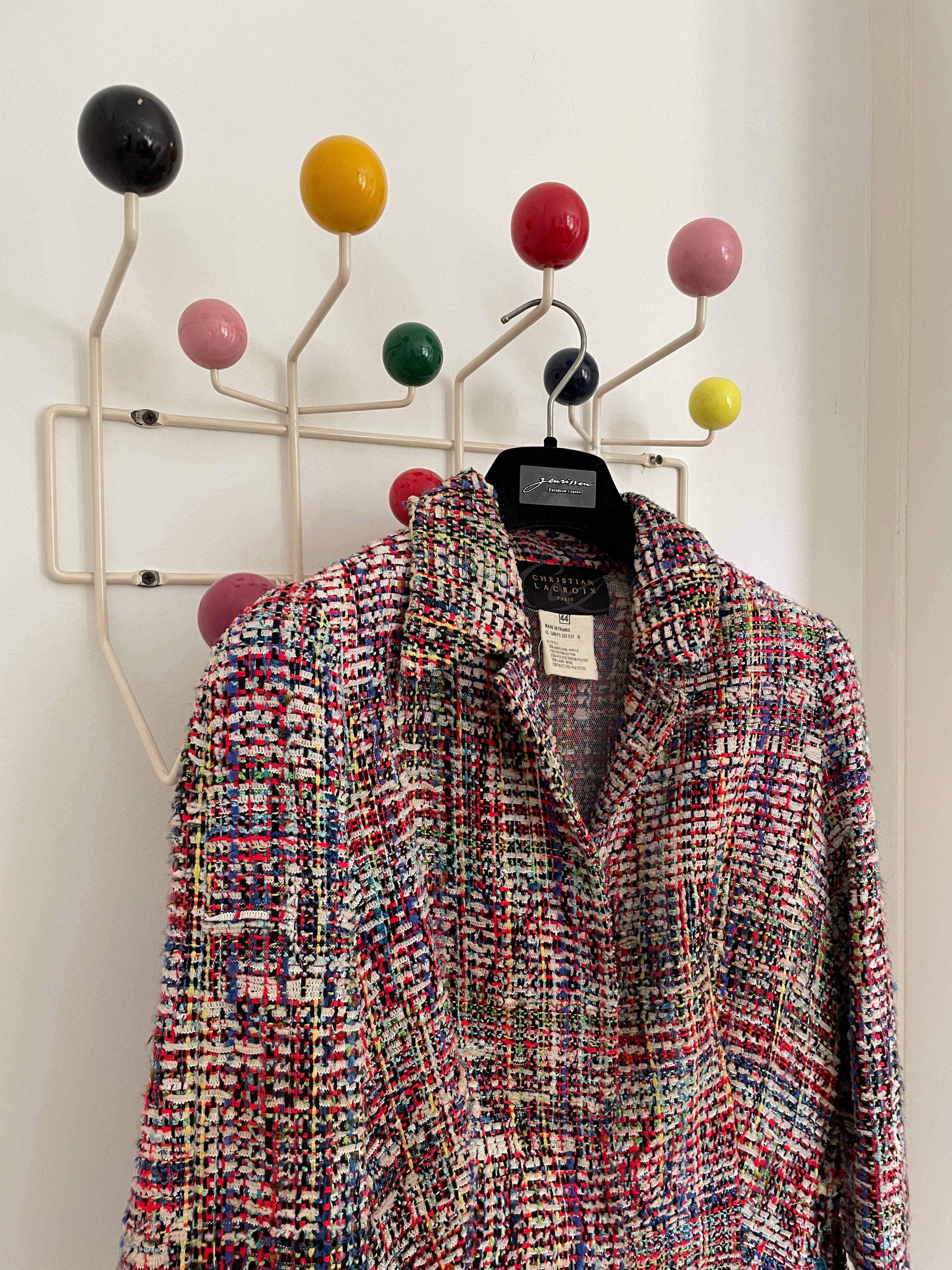 90s CHRISTIAN LACROIX Houndstooth Jacket