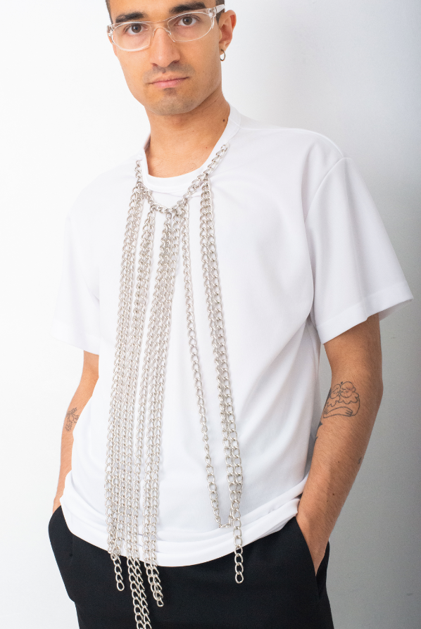 Comme des Garçons Homme Plus AD 2021 chain t-shirt