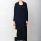 Yohji Yamamoto 80's black apron dress with attached jacket