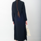 Yohji Yamamoto 80's black apron dress with attached jacket