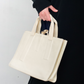 Issey Miyake eggshell rubber handbag