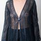 Giorgio Armani leather and silk jacket