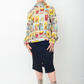 Ritaf Ozbek 80´s silk tarot shirt with attached scarf