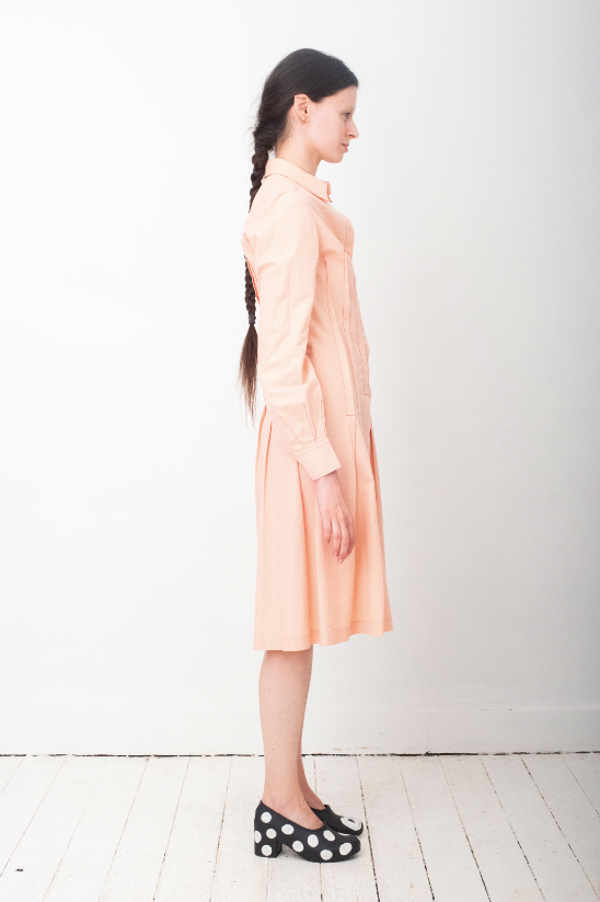 Dirk Van Saene 2006 peach pink dress