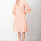 Dirk Van Saene 2006 peach pink dress