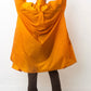 Issey Miyake Windcoat in orange nylon from the 90’s