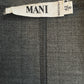 Mani by Armani 90's grey viscose & wool set (cardigan with matching sleeveless vest)