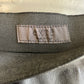 Exte 2000's dark blue silver leather maxi skirt