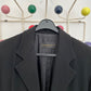 Donna Karan 90s black single breasted classic blazer