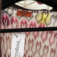 Missoni 90's knit wrap dress in shades of pink and brown