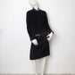 Lawrence Steele 90s wool and python black skirt suit
