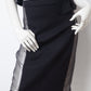 Jean Paul Gaultier for OVS 2016 black pencil skirt with mesh sides