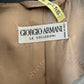 Giorgio Armani 90´s grey waxed cotton coat