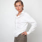 Margiela 90's white deconstructed cotton shirt