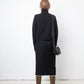 DKNY 90's wool and leather twinset (turtleneck & gilet)