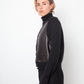 DKNY 90's wool and leather twinset (turtleneck & gilet)
