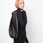 DKNY 90's wool and leather twinset (turtleneck & gilet)