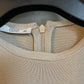 Prada 2000's beige knit body hugging jumpsuit