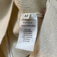 Nina Ricci 2000's cream slashed wool sweater