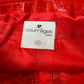 Courrèges 2020's bright red vinyl mini skirt