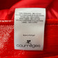 Courrèges 2020's bright red vinyl mini skirt