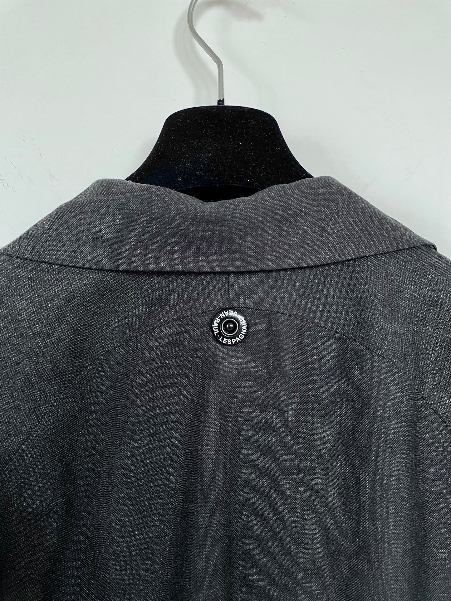 Jean-Paul Lespagnard grey transformable blazer with open armpits