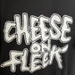 Jean-Paul Lespagnard "Cheese on Fleek" black cotton oversize t-shirt