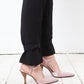 Miu Miu 2010's black trousers with bow ankle detail