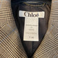Chloé 2000's wool plaid grey pantsuit
