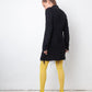 Christian Lacroix Bazar 90's distressed black knit jacket with brooch detail