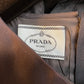 Prada Spring 2013 dark blue silk flower print dress