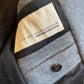 Tim van Steenbergen 2000's grey wool jersey jacket with knit collar