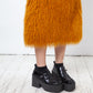 Dries van Noten black leather platform loafers with chunky rubber sole  size 39