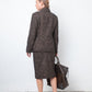 Givenchy 2000's large khaki textured leather bag