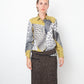 Dries van Noten 2010's silk leopard print mustard yellow shirt