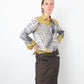 Dries van Noten 2010's silk leopard print mustard yellow shirt