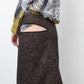 Dirk Bikkembergs 2000's wool brown suit with asymmetric zipper details