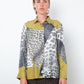 Dries van Noten 2010's silk leopard print mustard yellow shirt