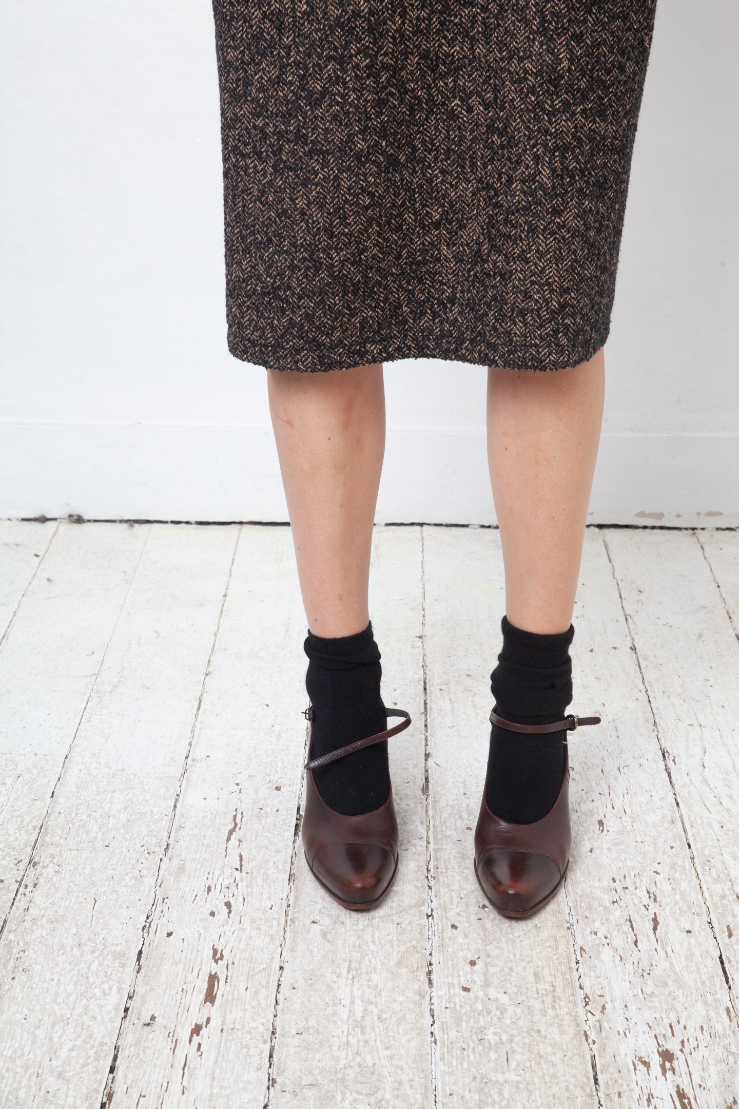 Miu Miu 2000's brown leather heels with ankle strap size 37