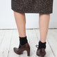 Miu Miu 2000's brown leather heels with ankle strap size 37
