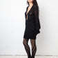 Veronique Branquinho 2005's black knit sweater dress