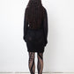Veronique Branquinho 2005's black knit sweater dress