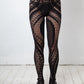 Alexander McQueen 2000's black knit leggings