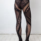 Alexander McQueen 2000's black knit leggings