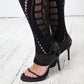 Ann Demeulemeester 2000's black sandals with velcro ankle straps size 37,5