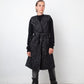 Dries van Noten 2010's sleeveless wool bouclé grey coat with belt