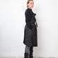 Dries van Noten 2010's sleeveless wool bouclé grey coat with belt