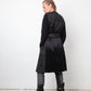 Dries van Noten 2010's sleeveless wool bouclé grey coat with belt